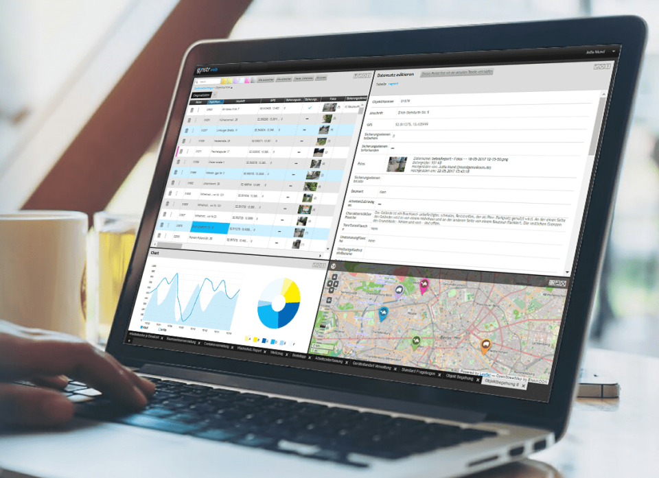 screenshot of Asset Location Manager Mobile App